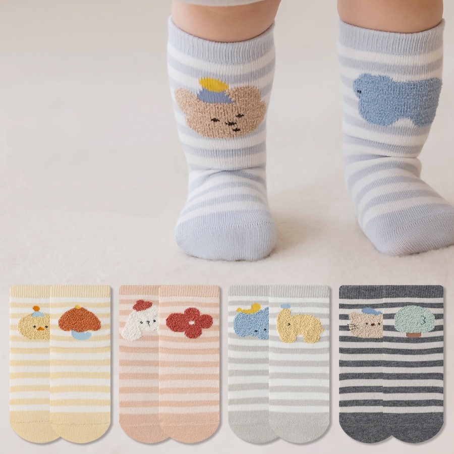 Unisex Baby Socks Non Slip - Children's Floor Socks Autumn Winter Newborn