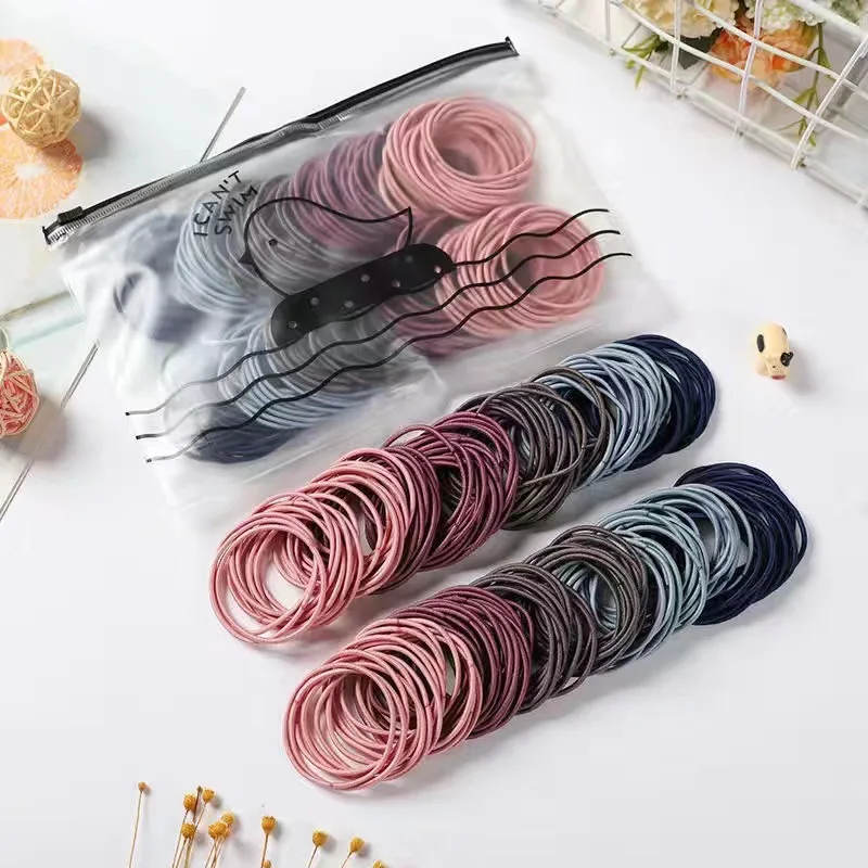 Baby Gear - 100pcs/lot Elastic Rubber Band Hair Bands