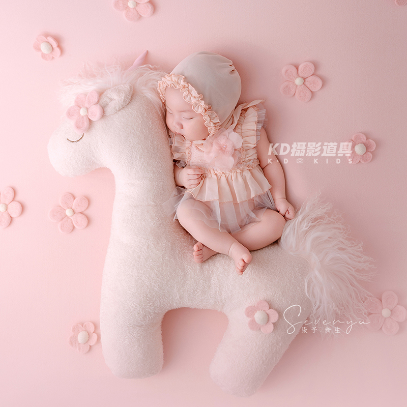Cute Unicorn Theme Newborn Pho - đánh giá và giá Infant Photography Props Outfit