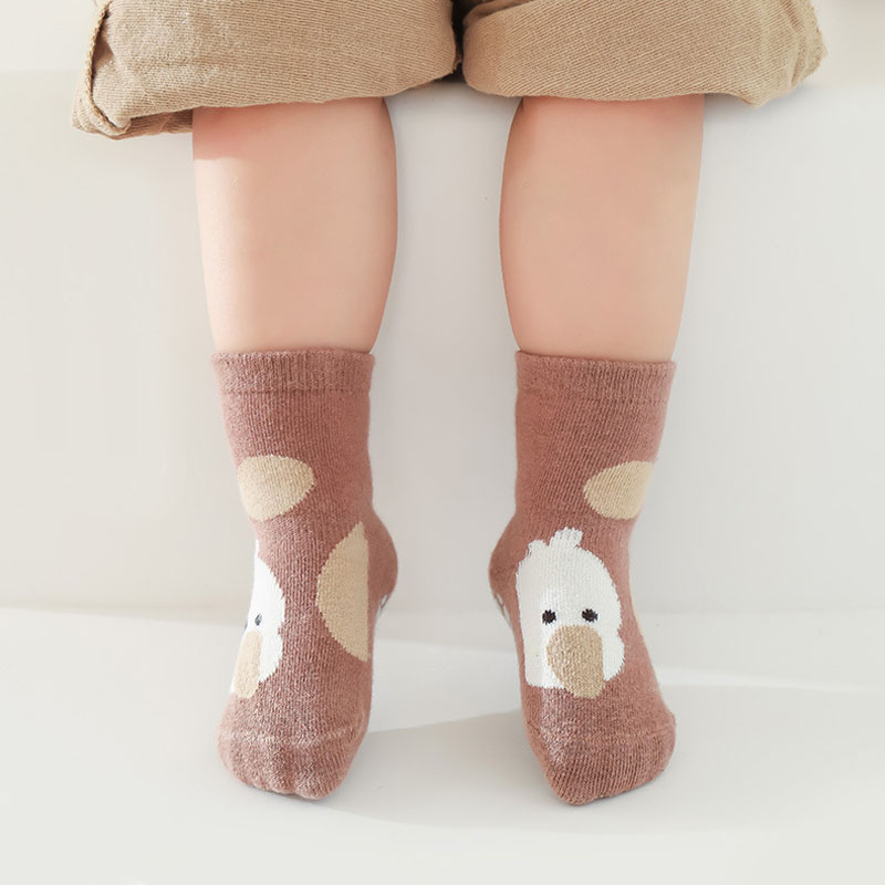 5 Pairs Kids Non-Slip Socks Cu - đánh giá và giá Unisex Baby Socks Non Slip