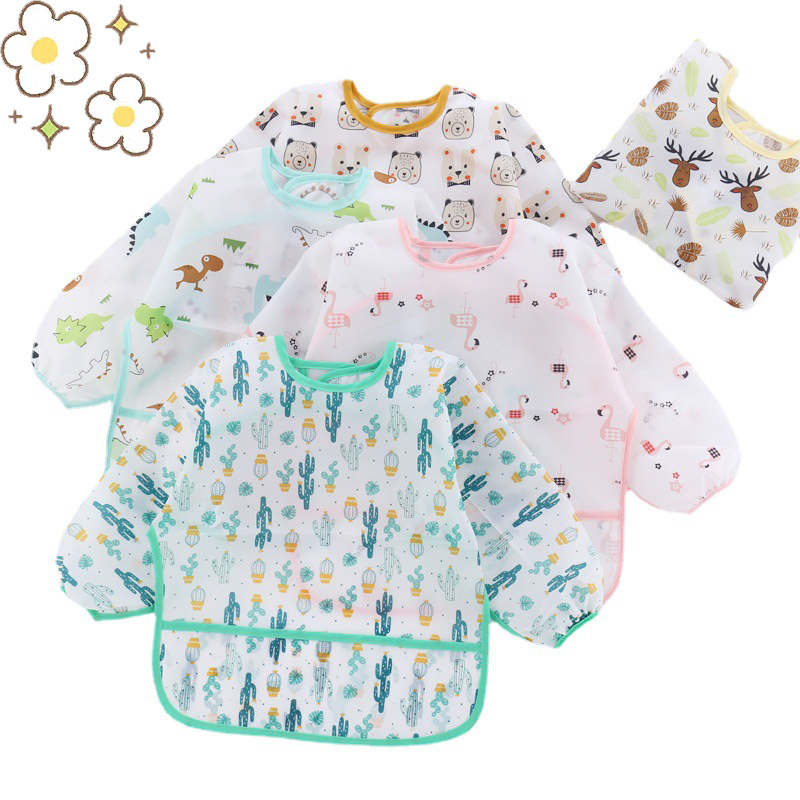 Silicone Cho Bé Hoạt Hình Yếm  - đánh giá và giá Waterproof Baby Bibs Silicone