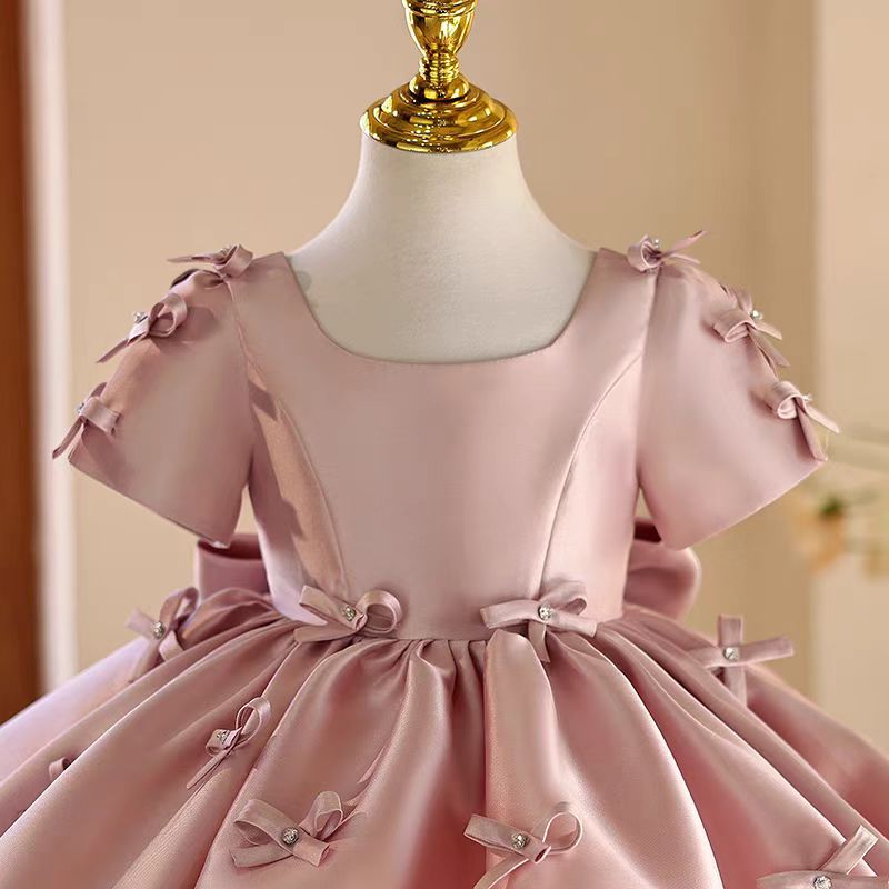 Jill Wish J720 Pink Flower Gir - đánh giá và giá Toddler Girl Tulle Party Dress