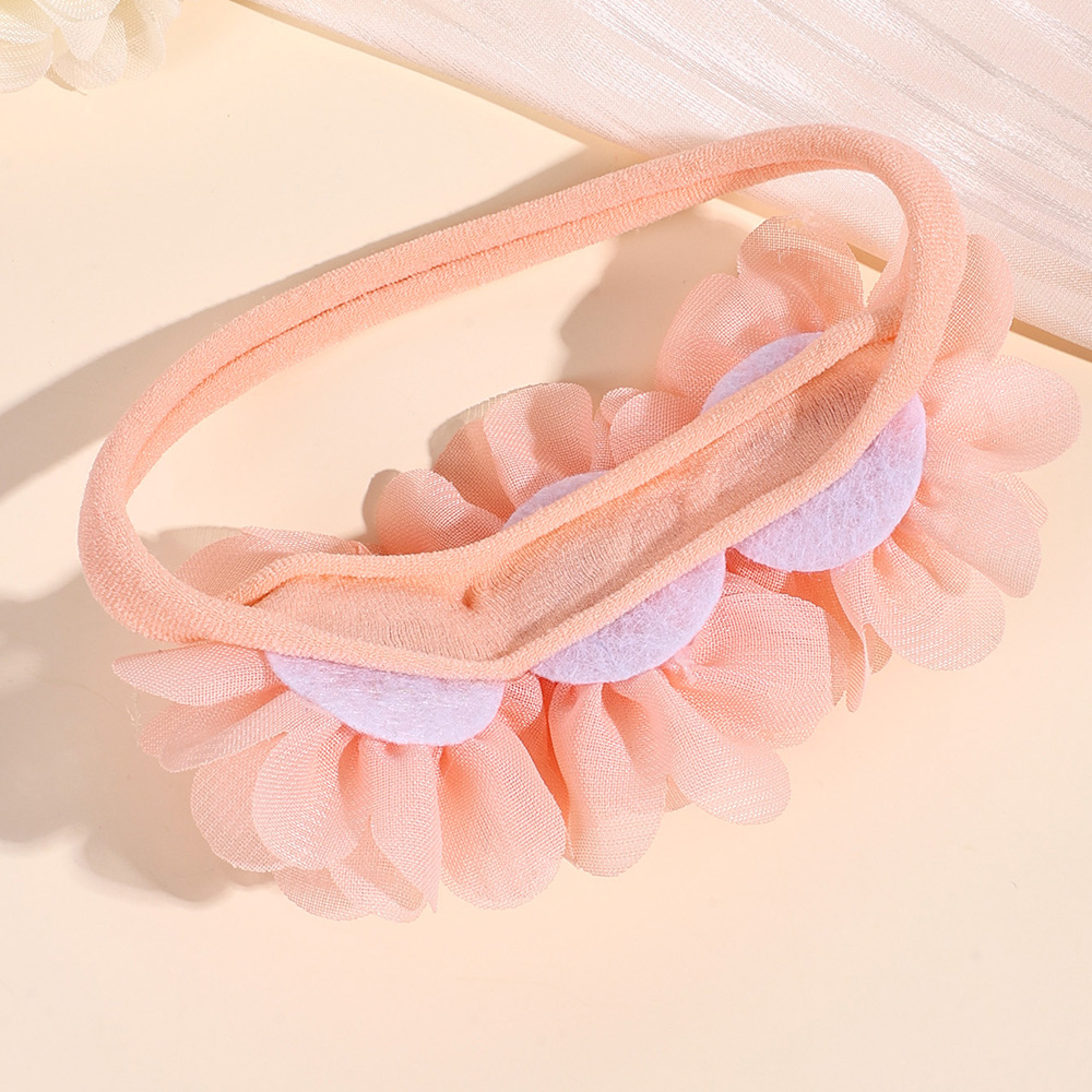 3Pcs Chiffon Flower Headbands  - đánh giá và giá Baby Gear