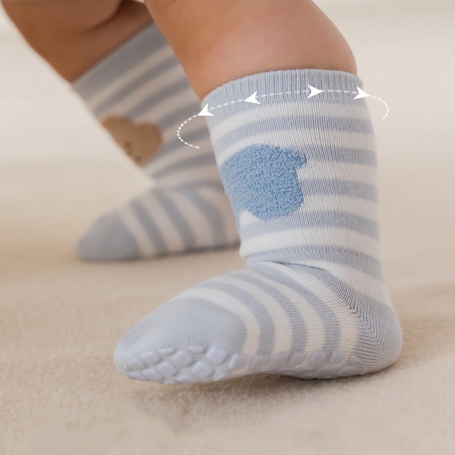 Children's Floor Socks Autumn  - đánh giá và giá Unisex Baby Socks Non Slip