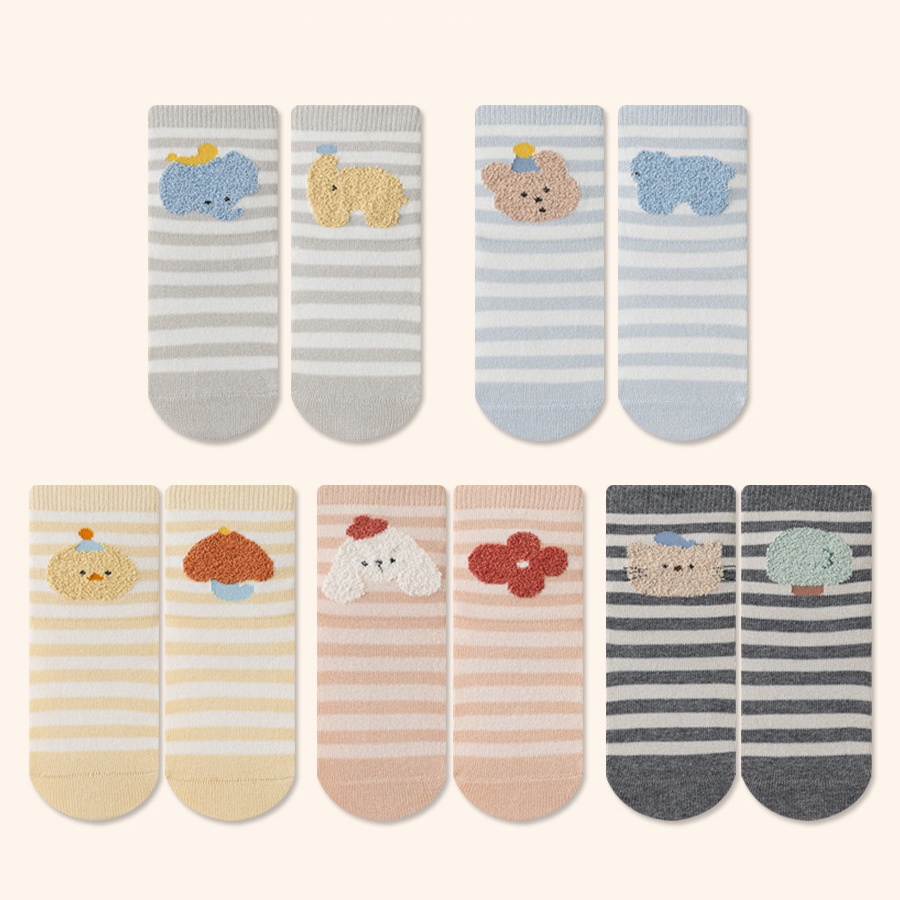 Children's Floor Socks Autumn  - đánh giá và giá Unisex Baby Socks Non Slip