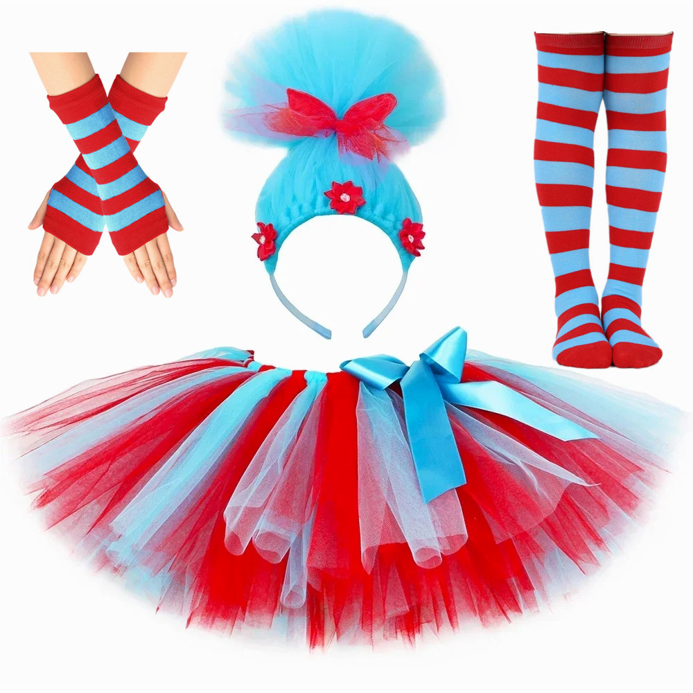 Red Blue Striped Thing Costume - đánh giá và giá Toddler Girl Tulle Party Dress