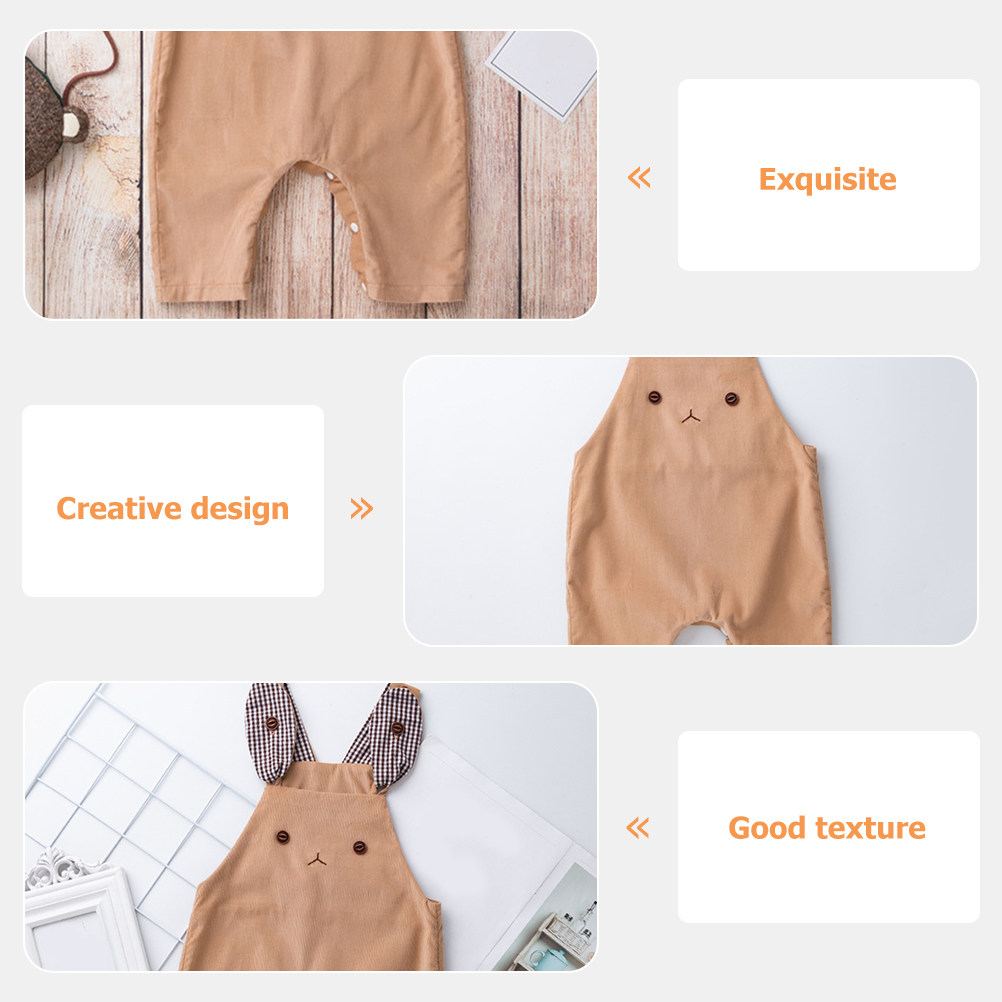 Corduroy Baby Jumpsuit Newborn - đánh giá và giá Infant Photography Props Outfit