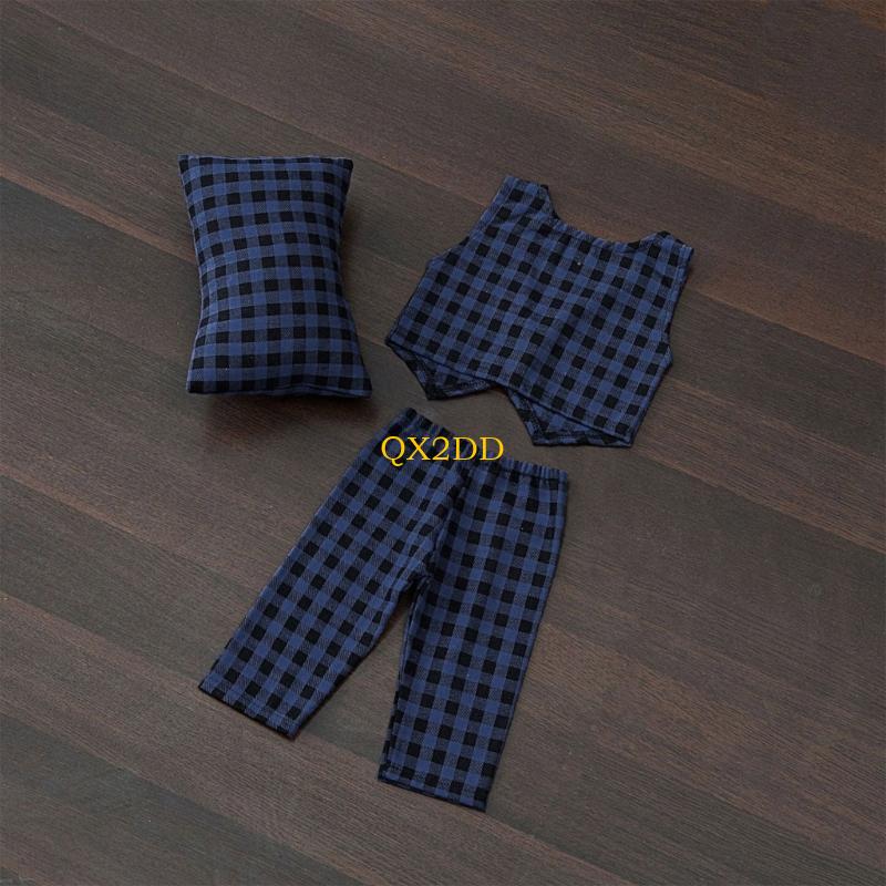 QX2D Gối Rô Quần & Áo Vest Bộ  - đánh giá và giá Infant Photography Props Outfit