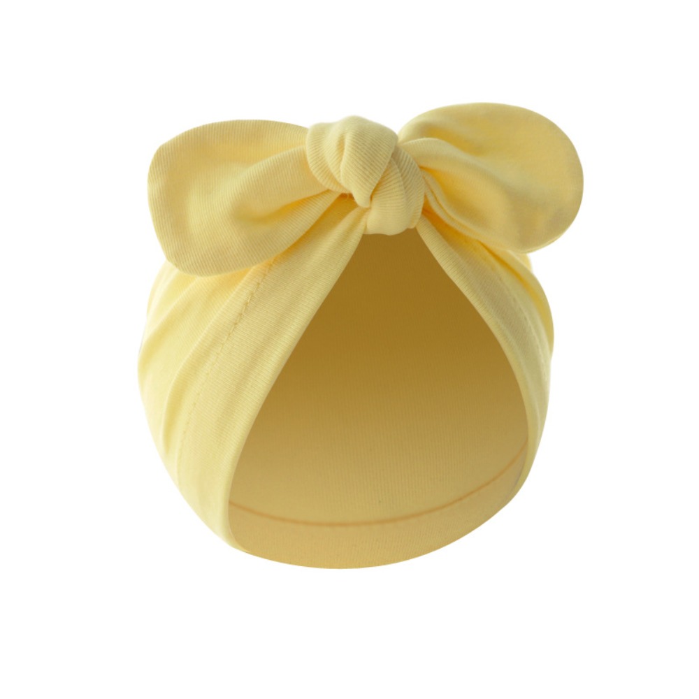 Cute Flower Knot Hat Cotton So - đánh giá và giá Infant Beanie Hat With Ears